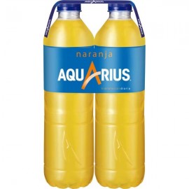 Aquarius Naranja litro pack...